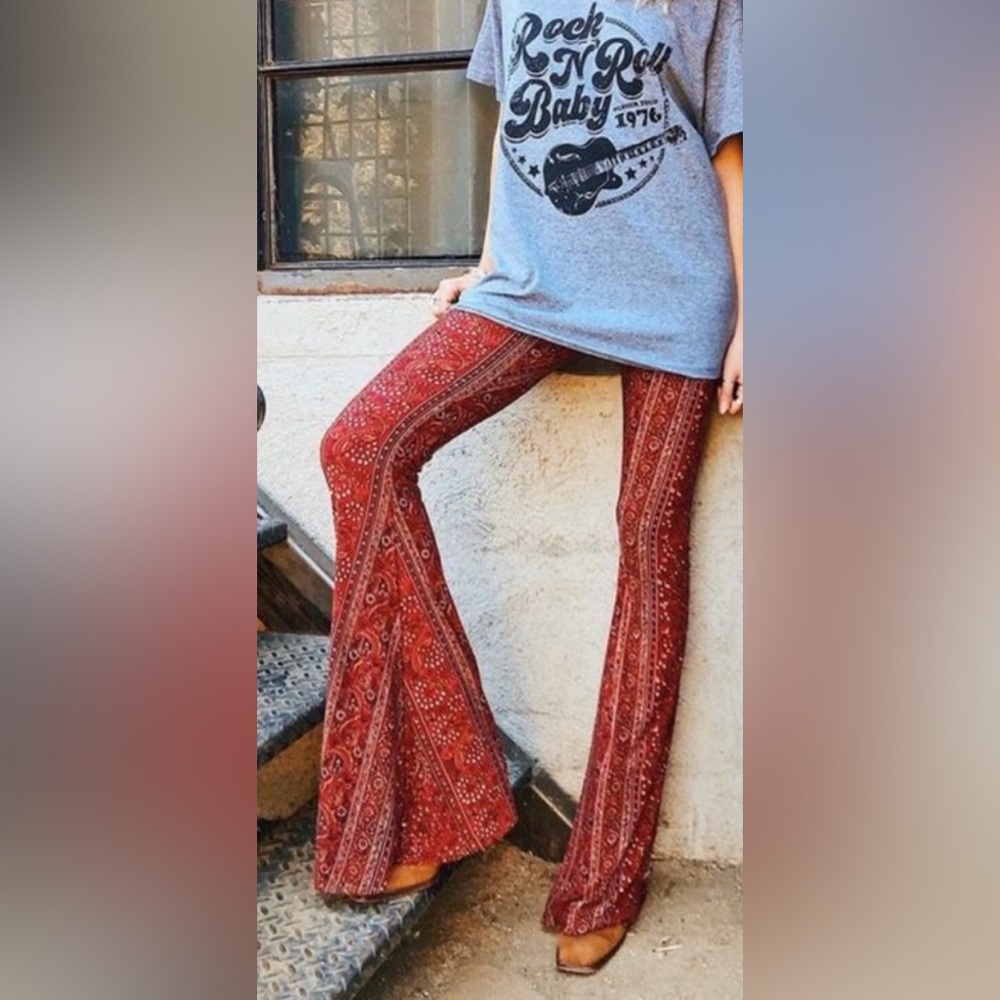 Show Me Your Mumu Bam Bam Bells; Hutton Paisley Stripe